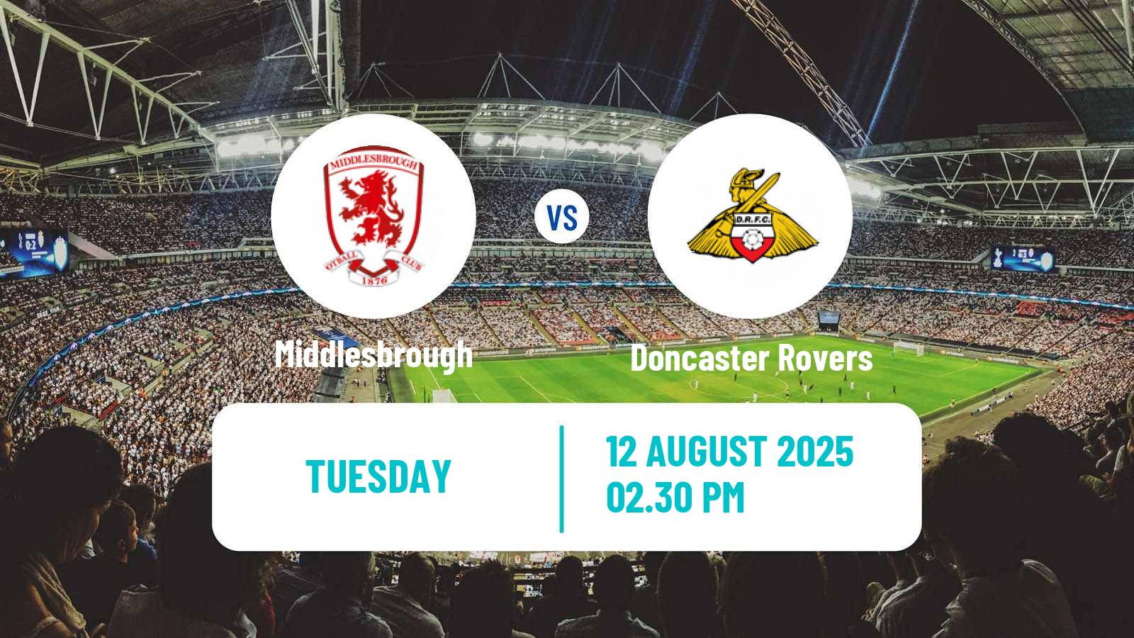 Football English League Cup Middlesbrough - Doncaster Rovers