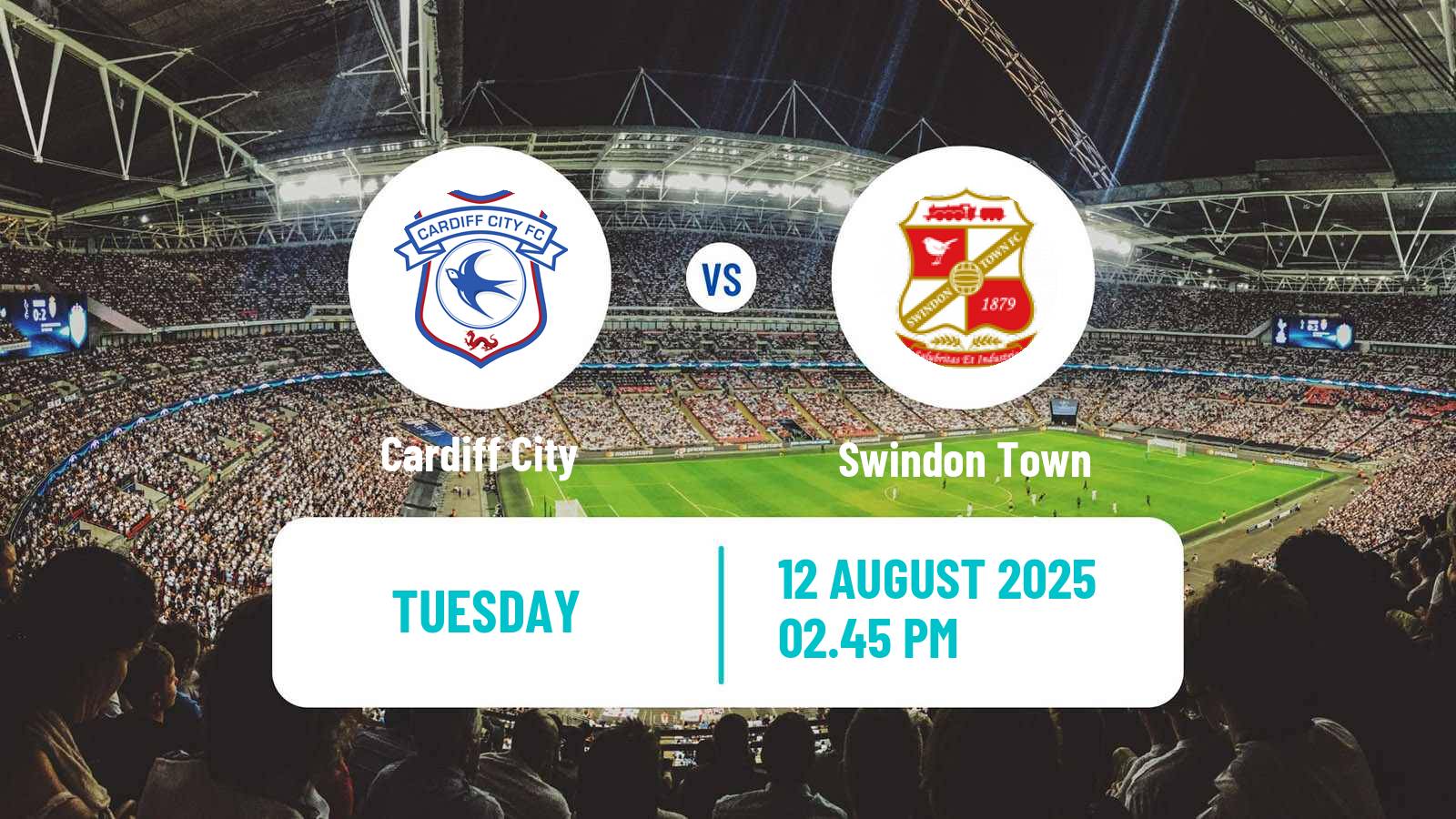 Football English League Cup Cardiff City - Swindon Town