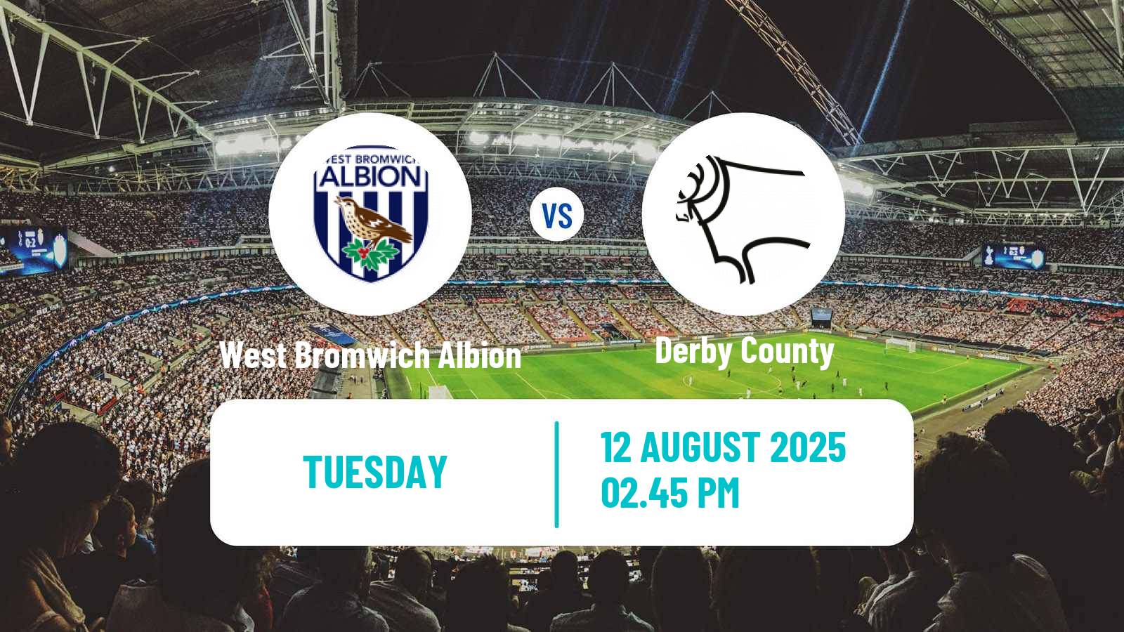 Football English League Cup West Bromwich Albion - Derby County