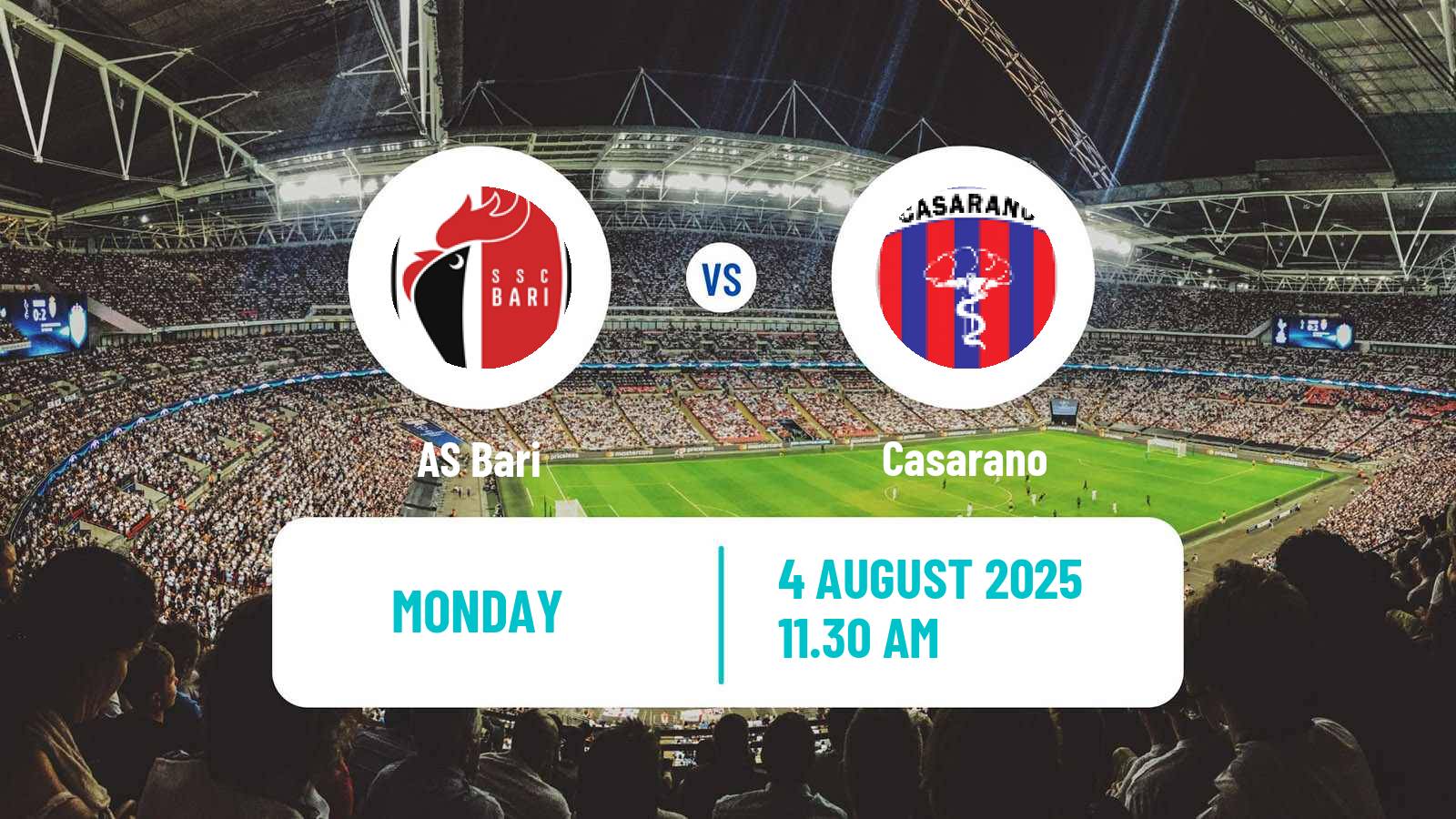 Football Club Friendly Bari - Casarano