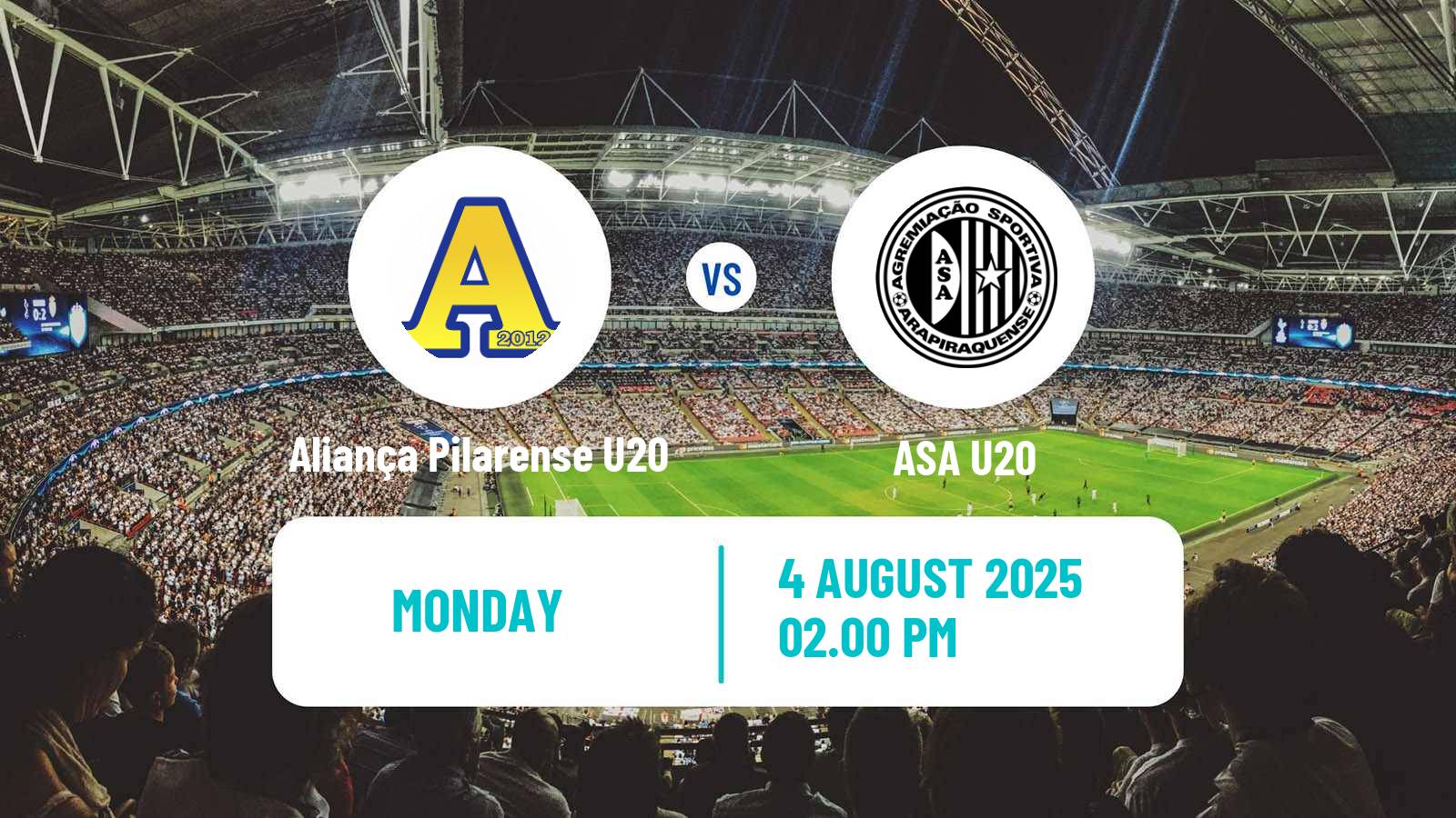 Football Brazilian Alagoano U20 Aliança Pilarense U20 - ASA U20