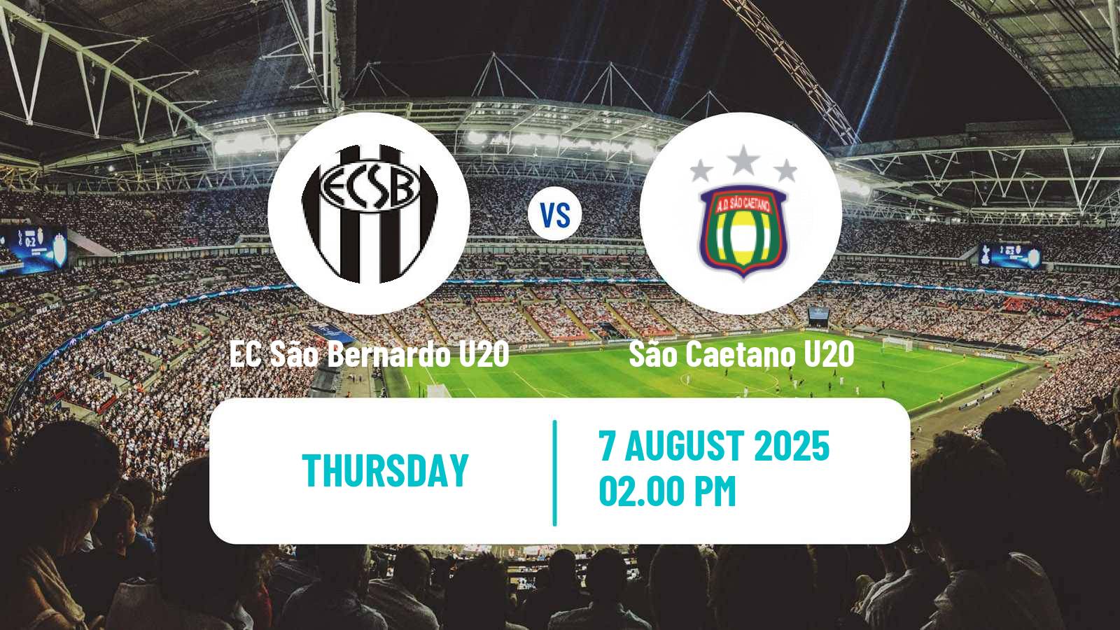 Football Brazilian Paulista U20 EC São Bernardo U20 - São Caetano U20