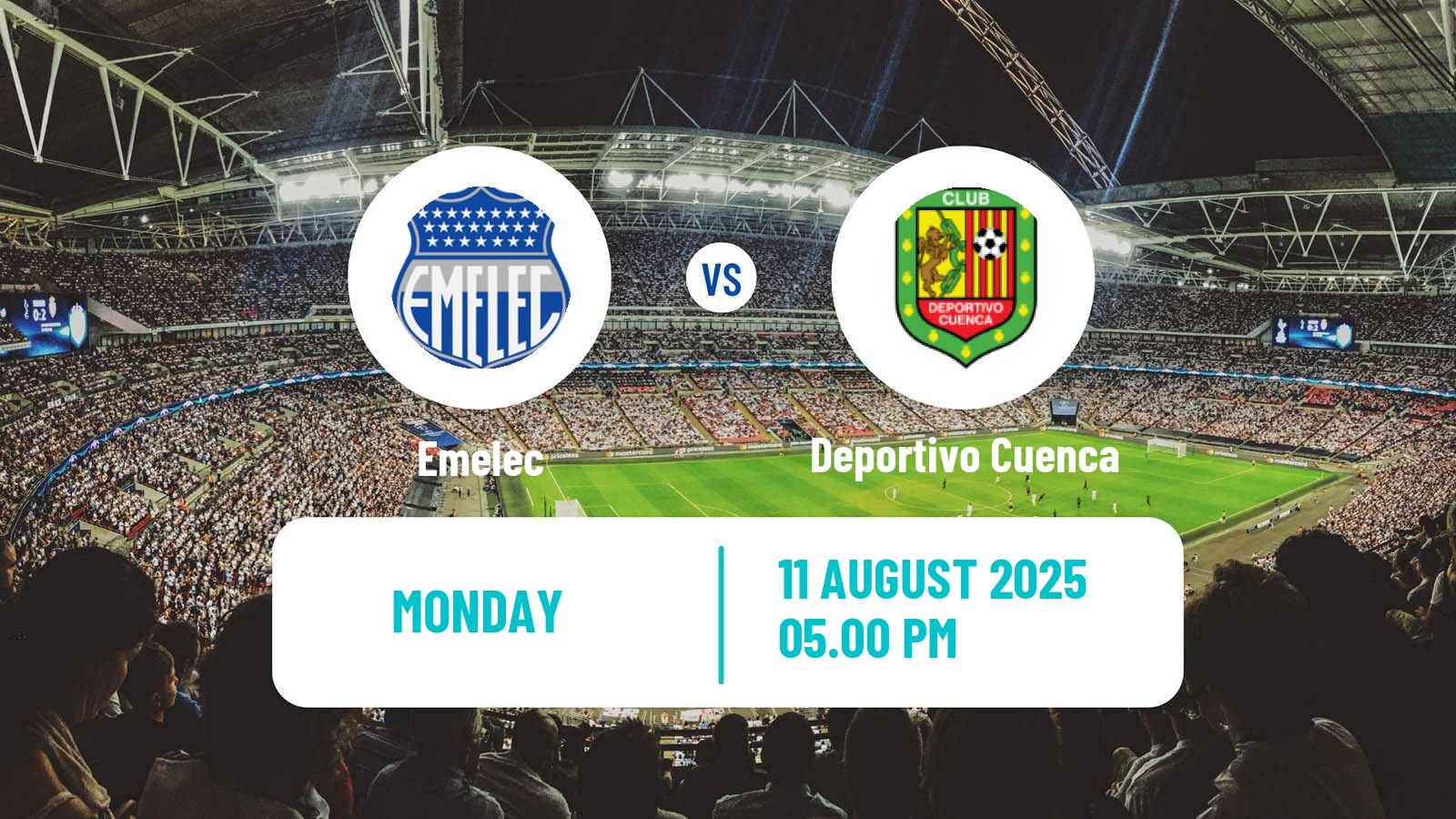 Football Ecuadorian Liga Pro Emelec - Deportivo Cuenca