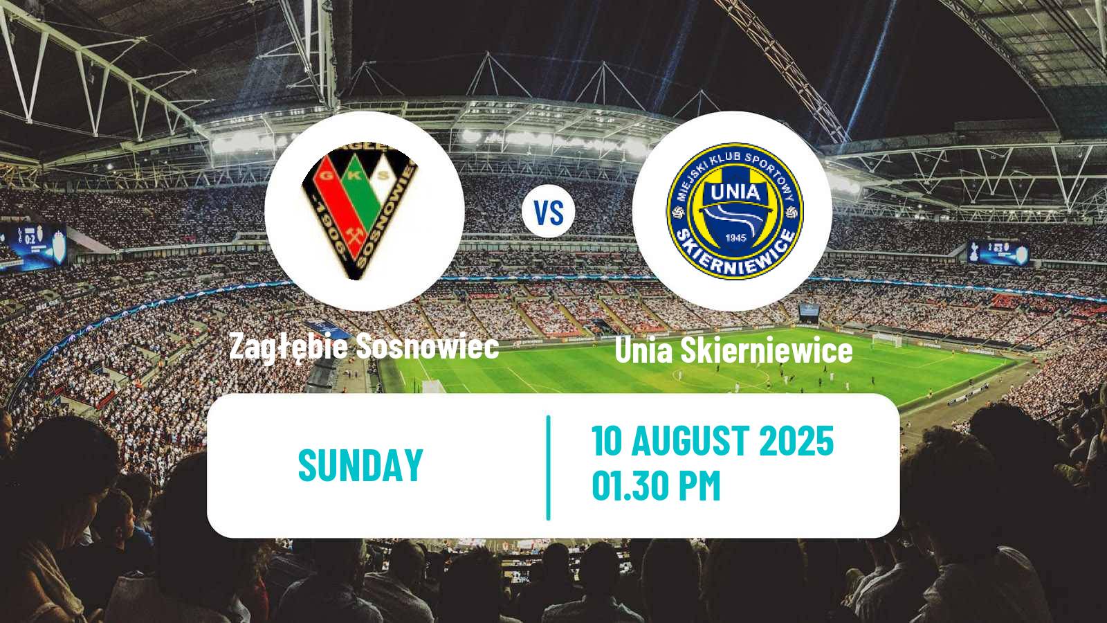 Football Polish Division 2 Zagłębie Sosnowiec - Unia Skierniewice