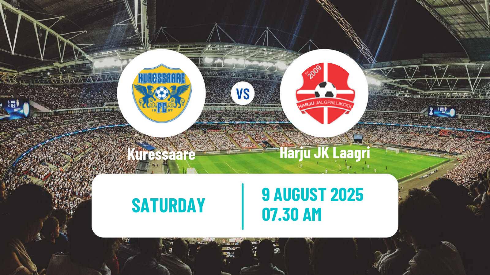 Football Estonian Meistriliiga Kuressaare - Harju JK Laagri