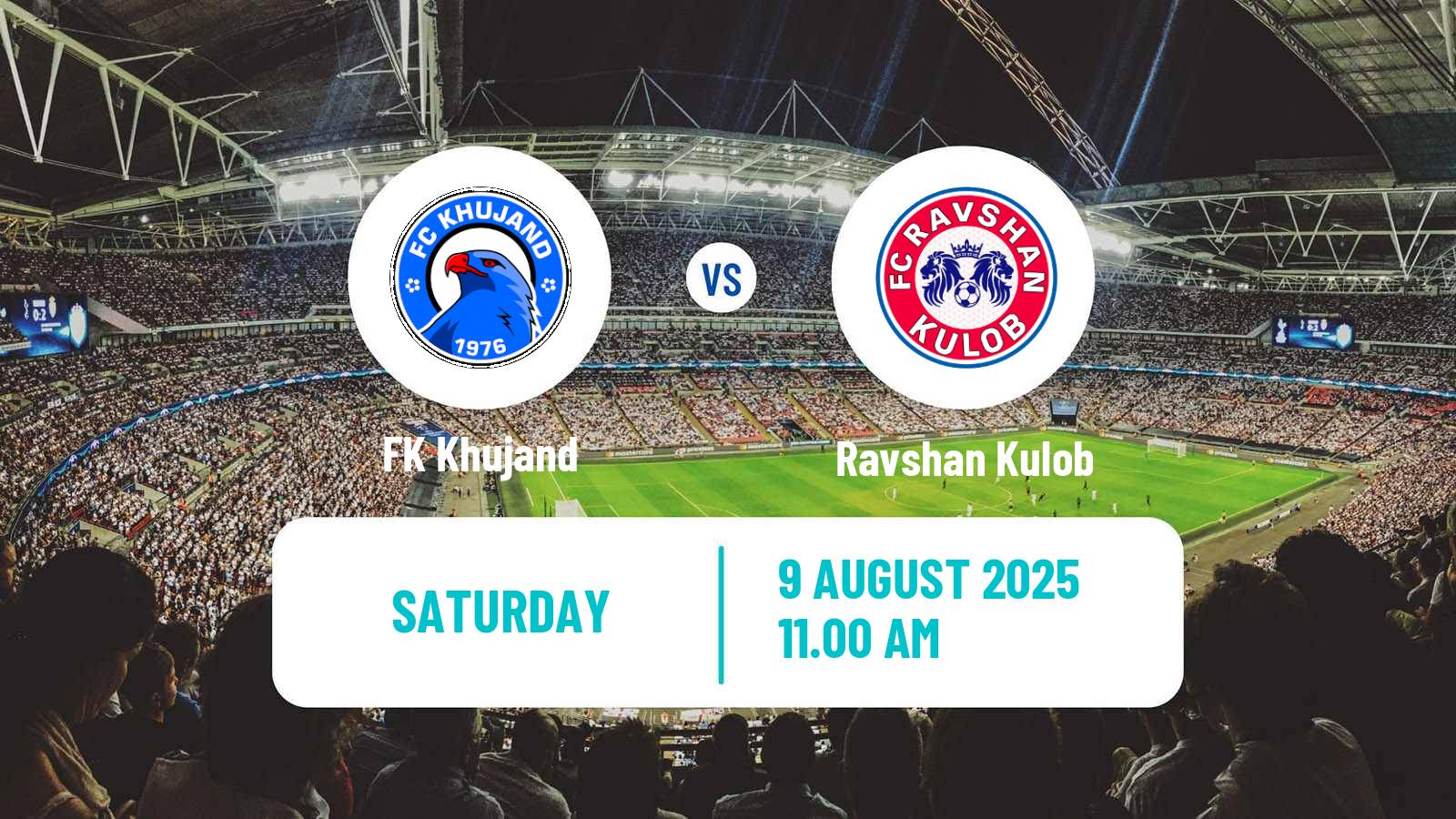 Football Tajik League Khujand - Ravshan Kulob