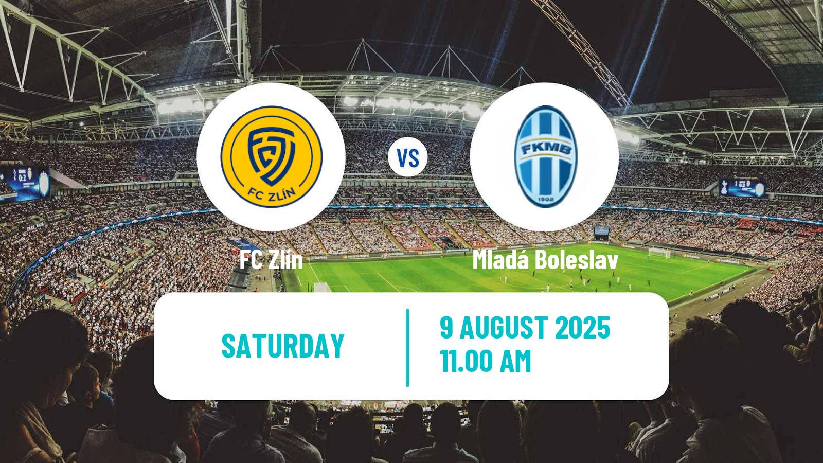 Football Czech 1 Liga Zlín - Mladá Boleslav