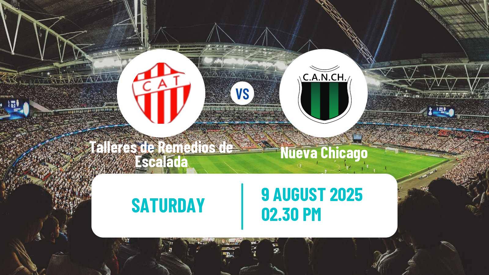 Football Argentinian Primera Nacional Talleres de Remedios de Escalada - Nueva Chicago