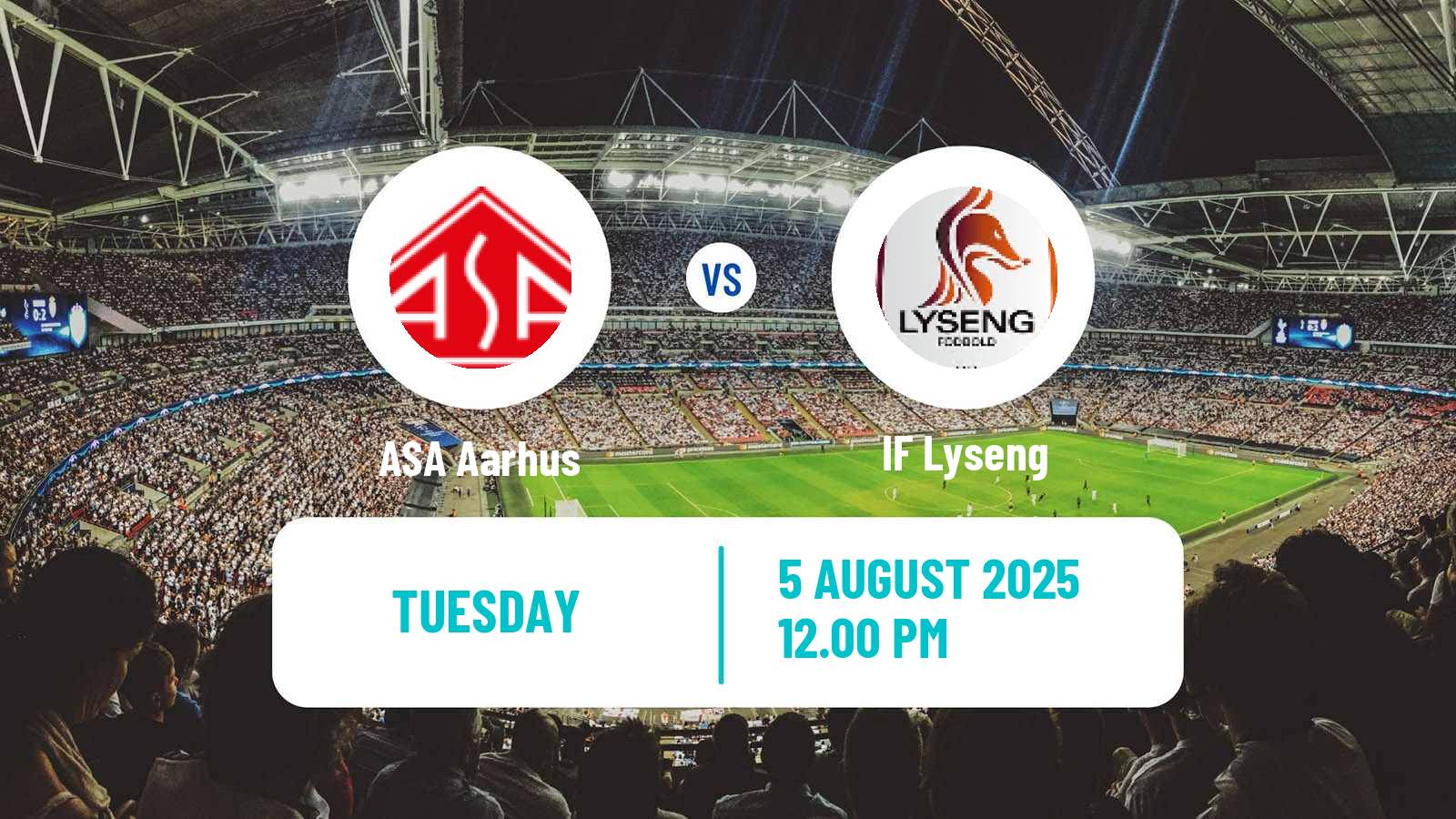 Football Danish Landspokal Cup ASA Aarhus - Lyseng