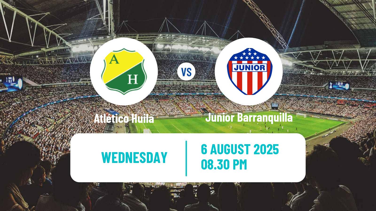 Football Colombian Copa Atlético Huila - Junior Barranquilla