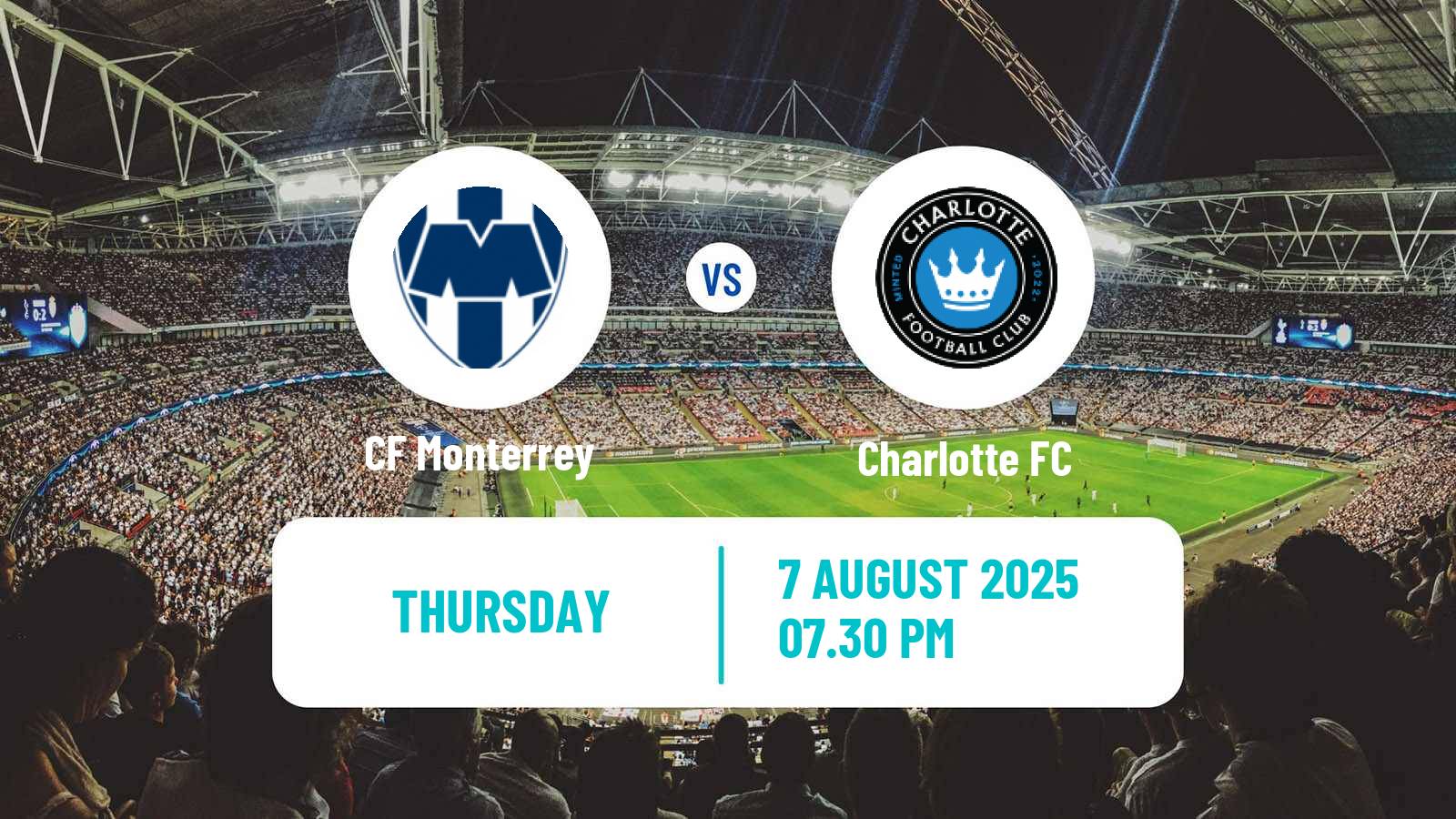 Football CONCACAF League Cup Monterrey - Charlotte