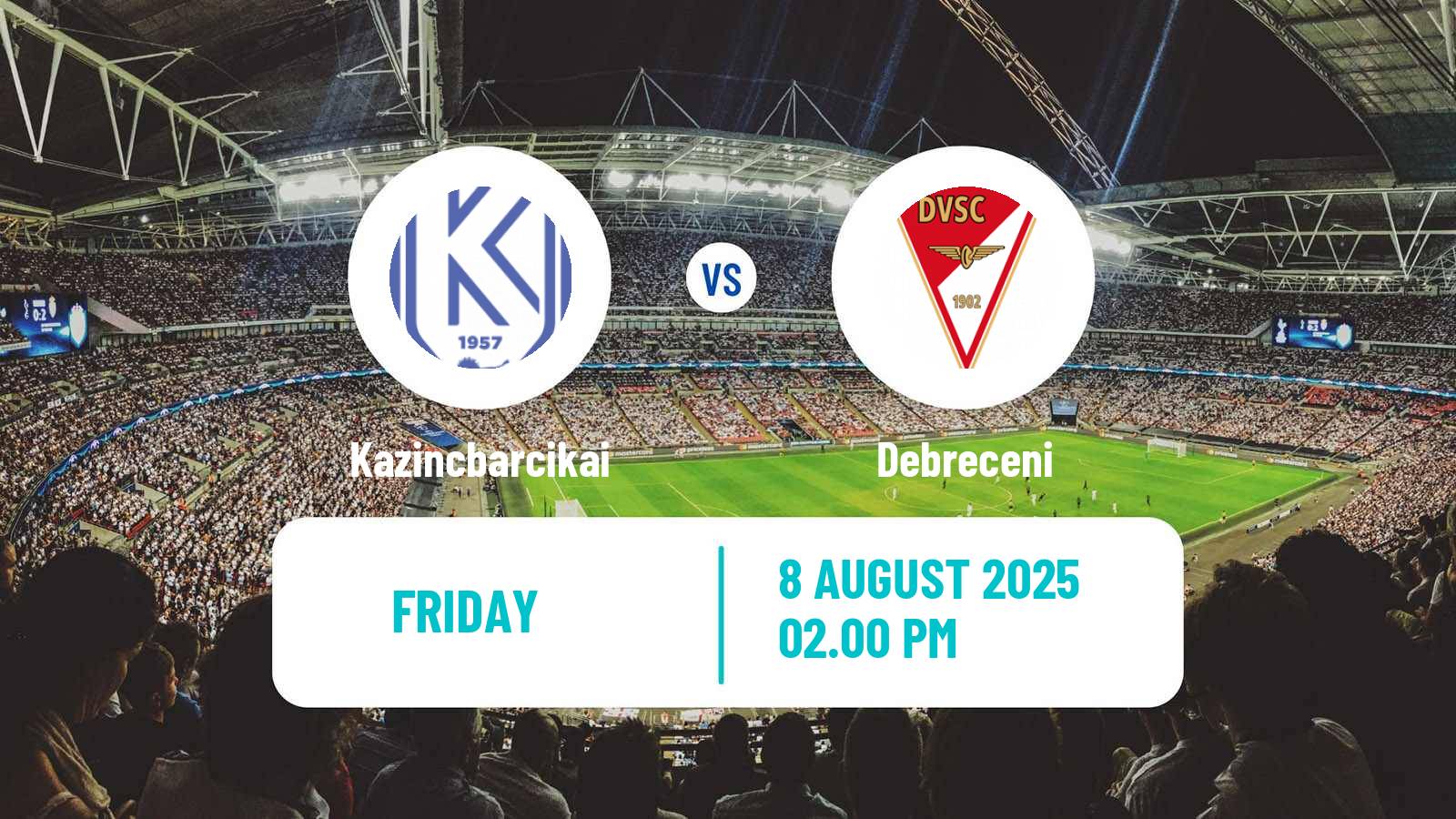 Football Hungarian NB I Kazincbarcikai - Debreceni