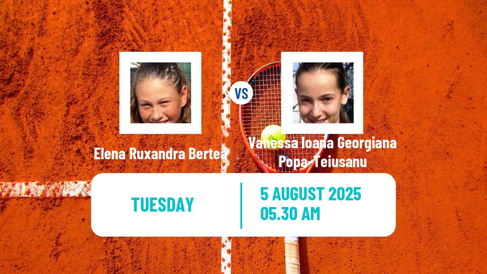 Tennis ITF W15 Brasov Women Elena Ruxandra Bertea - Vanessa Ioana Georgiana Popa-Teiusanu