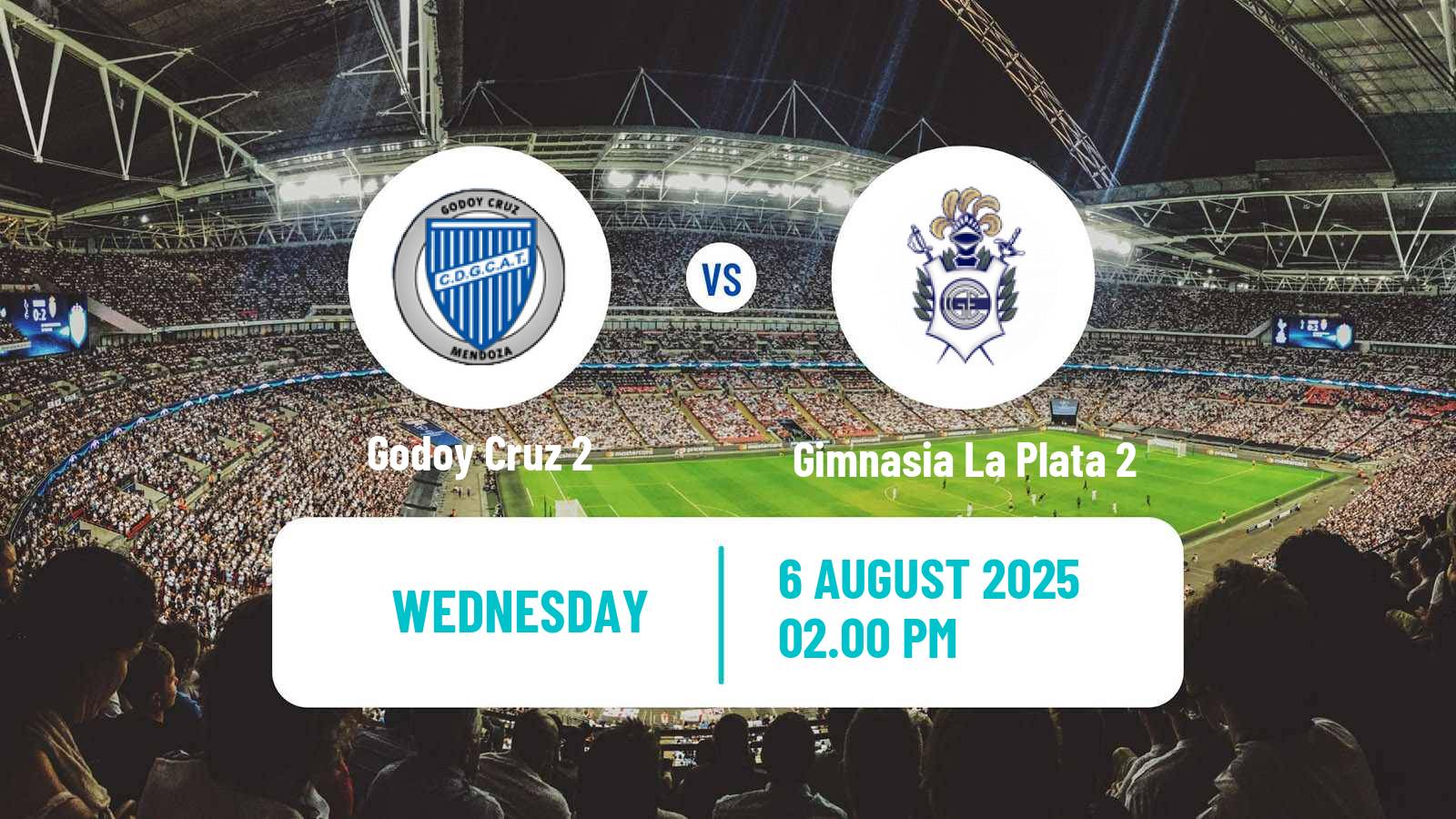 Football Argentinian Reserve League Godoy Cruz 2 - Gimnasia La Plata 2