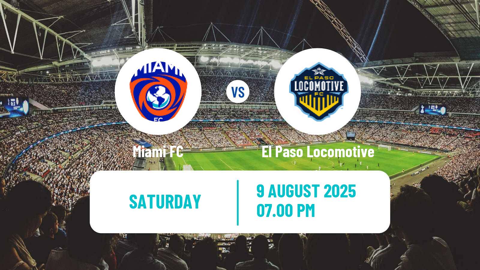 Football USL Championship Miami - El Paso Locomotive