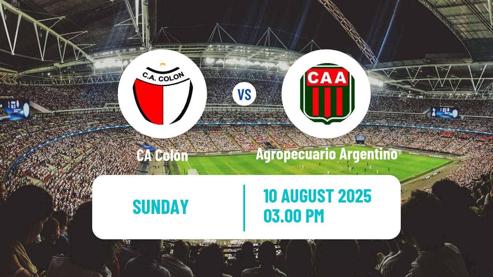 Football Argentinian Primera Nacional Colón - Agropecuario Argentino