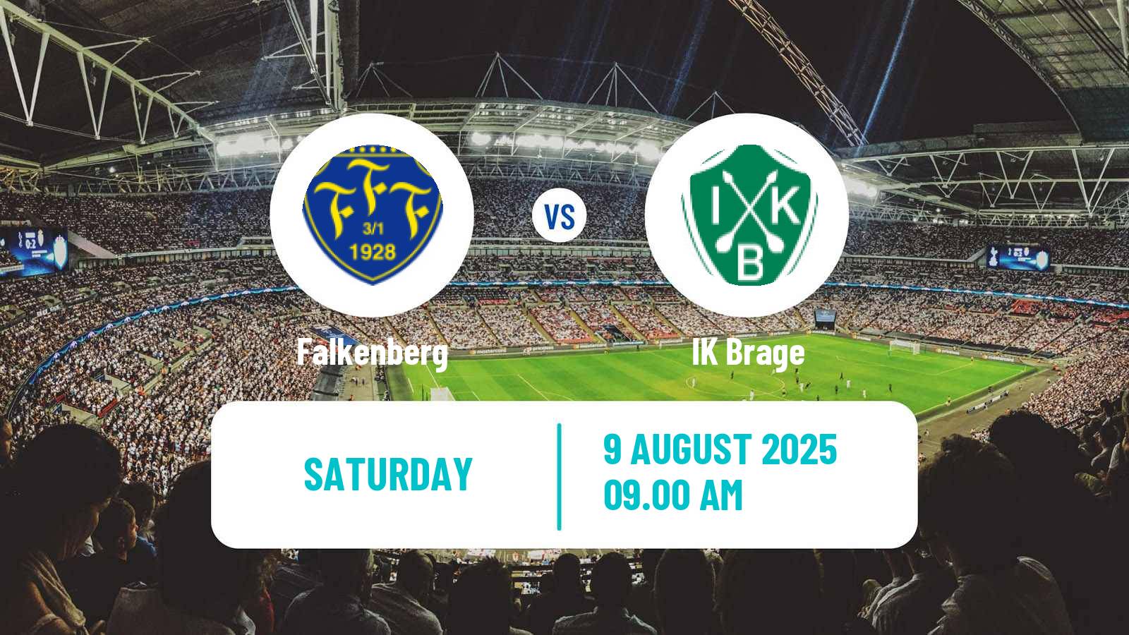 Football Swedish Superettan Falkenberg - Brage