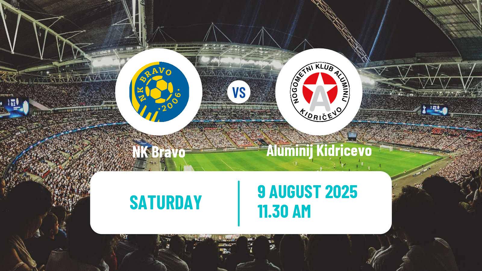 Football Slovenian PrvaLiga NK Bravo - Aluminij Kidricevo