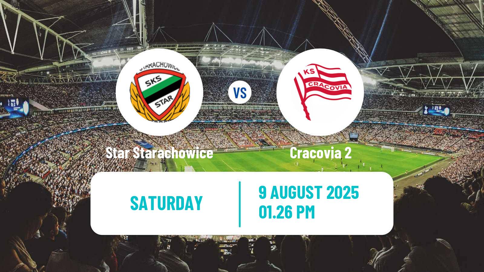 Football Polish Division 3 - Group IV Star Starachowice - Cracovia 2