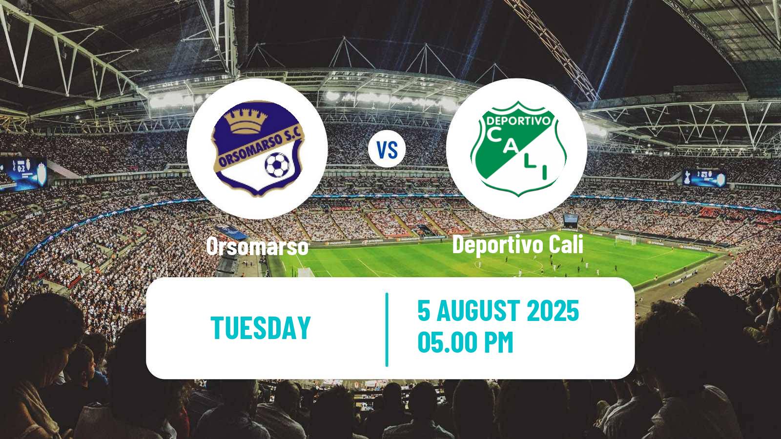 Football Colombian Liga Women Orsomarso - Deportivo Cali