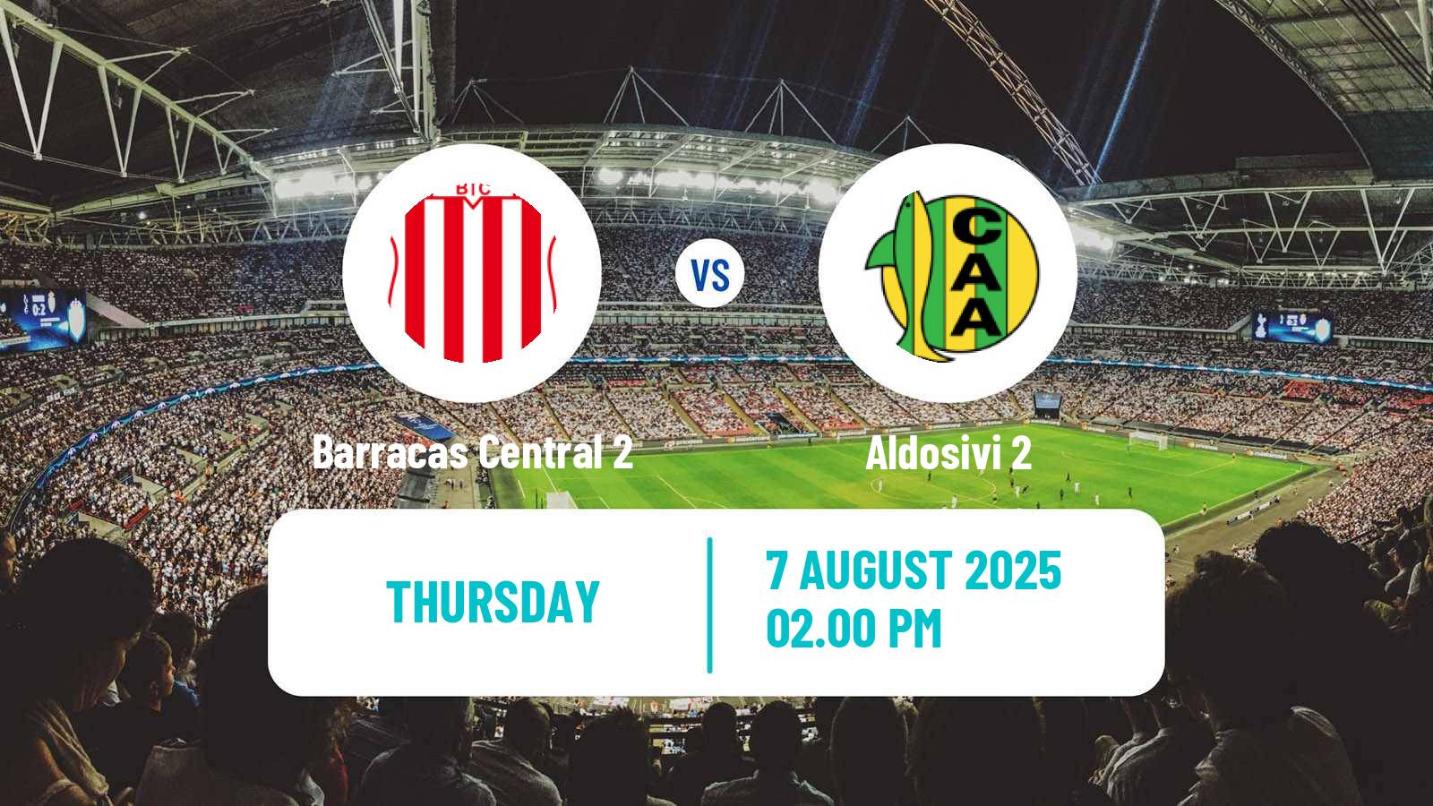 Football Argentinian Reserve League Barracas Central 2 - Aldosivi 2