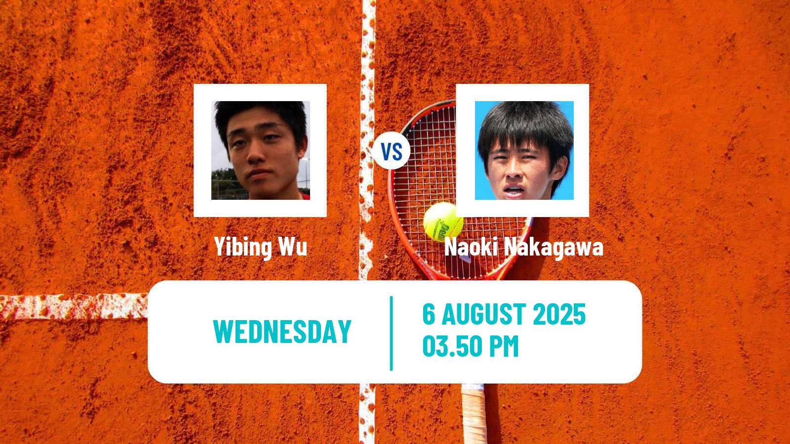 Tennis Chicago Challenger Men Yibing Wu - Naoki Nakagawa