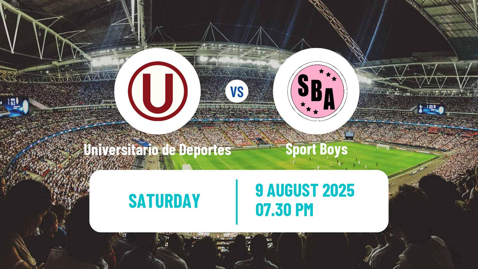 Football Peruvian Liga 1 Universitario de Deportes - Sport Boys