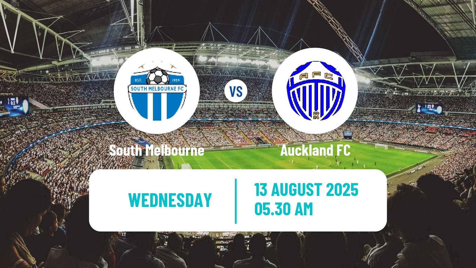 Football Australian Cup South Melbourne - Auckland FC