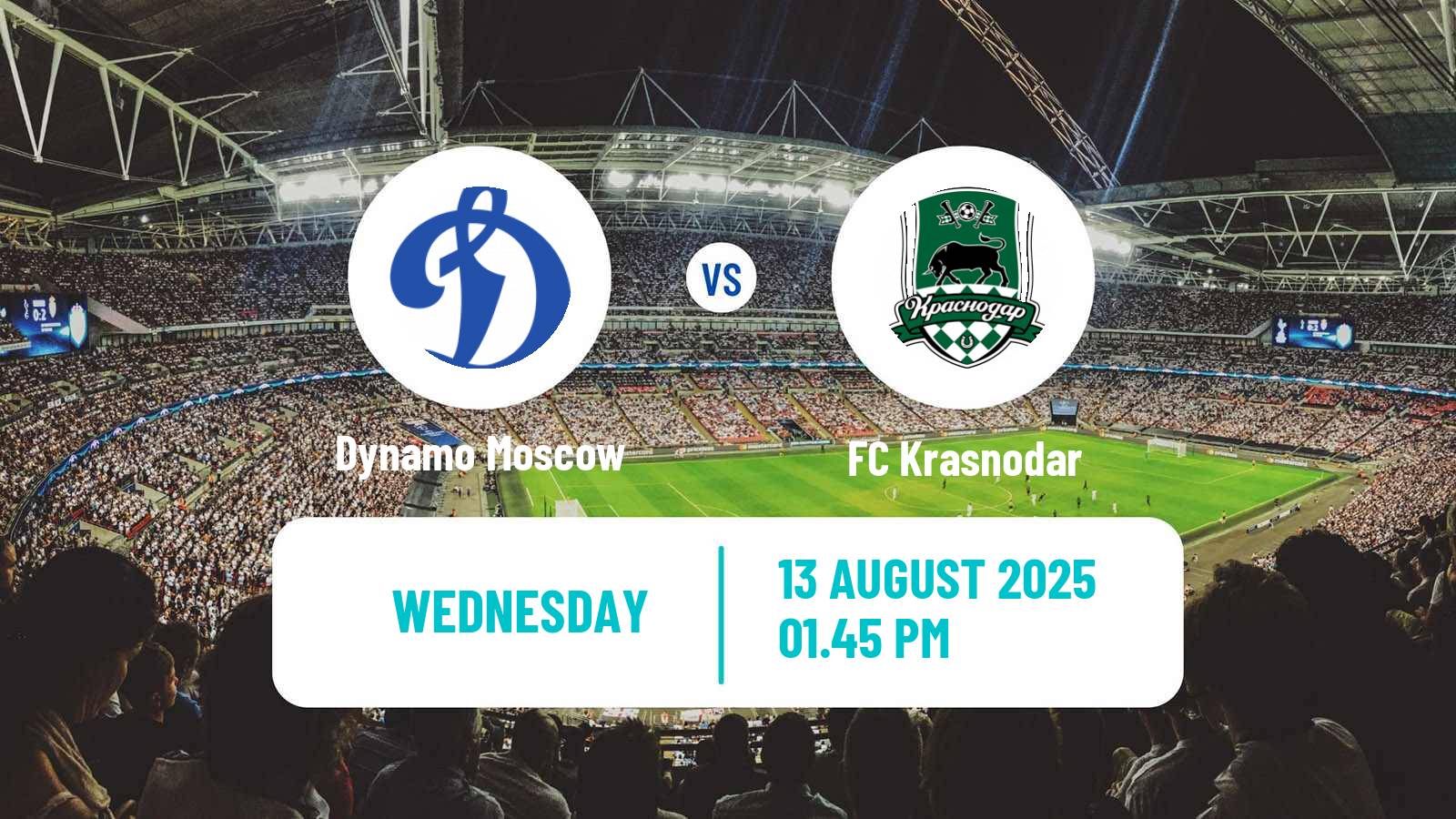 Football Russian Cup Dynamo Moscow - Krasnodar