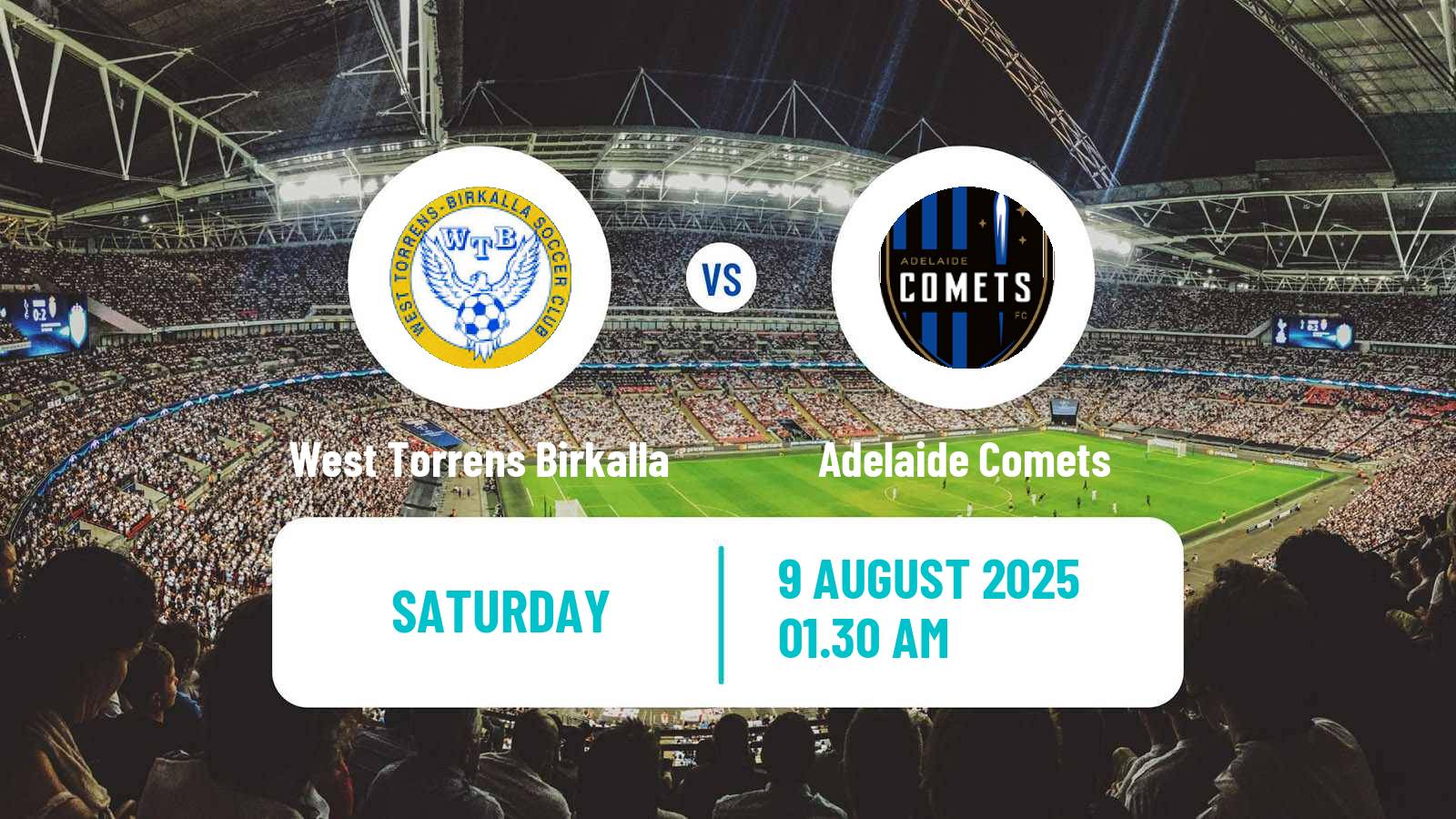Football Australian NPL South Australian West Torrens Birkalla - Adelaide Comets