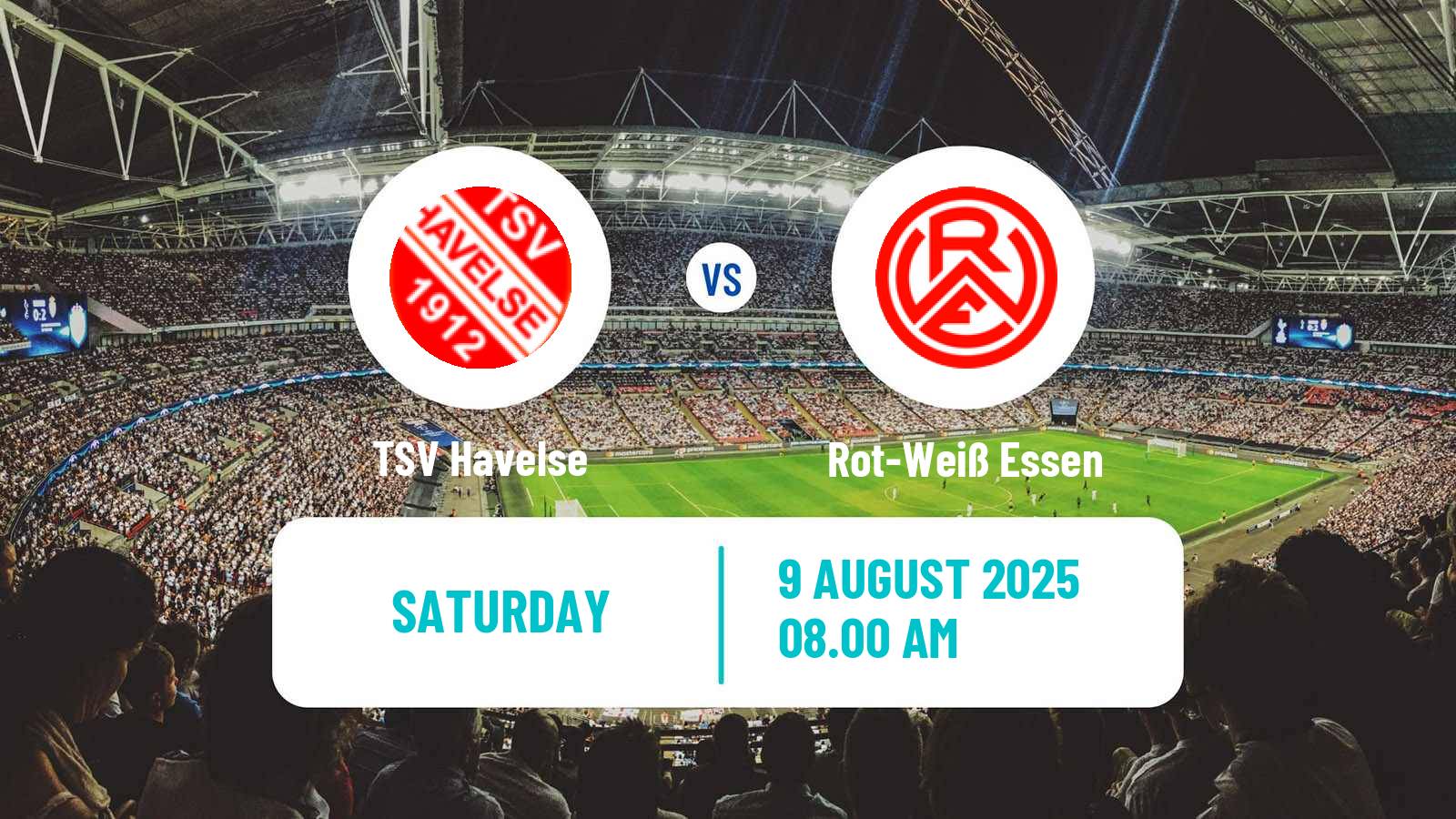 Football German 3 Bundesliga TSV Havelse - Rot-Weiß Essen