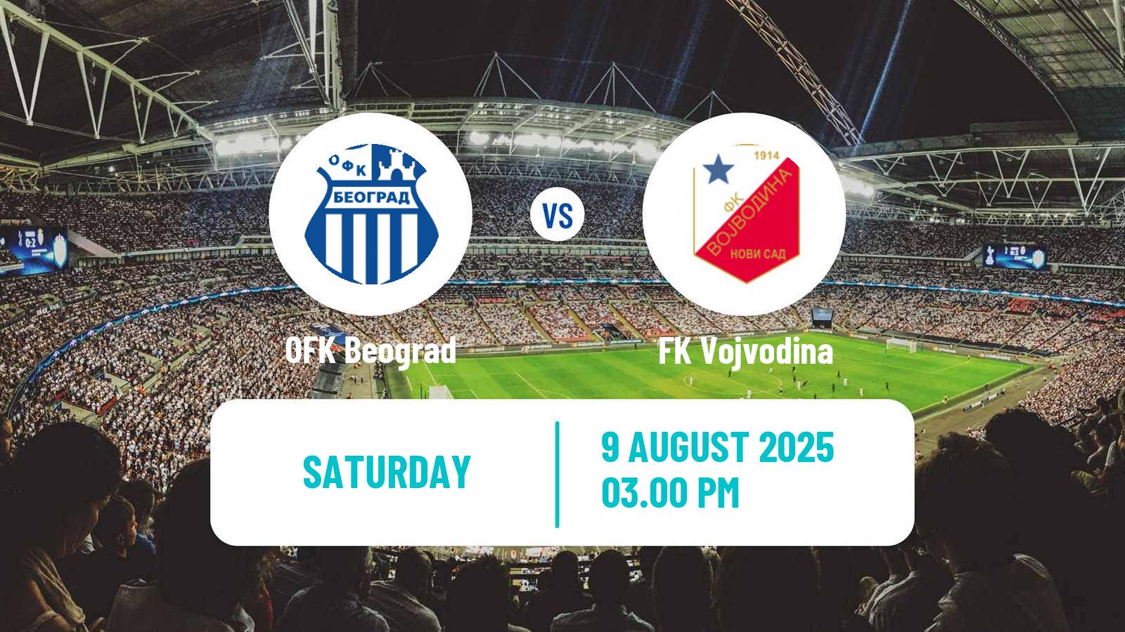 Football Serbian Superliga OFK Beograd - Vojvodina