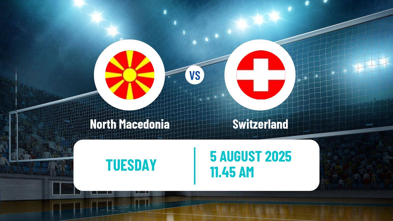 Volleyball Friendly International Volleyball North Macedonia - Switzerland
