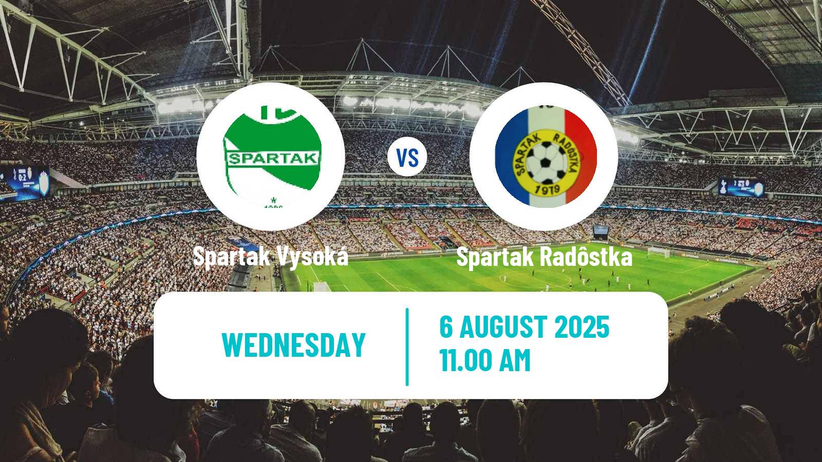 Football Slovak Cup Spartak Vysoká - Spartak Radôstka