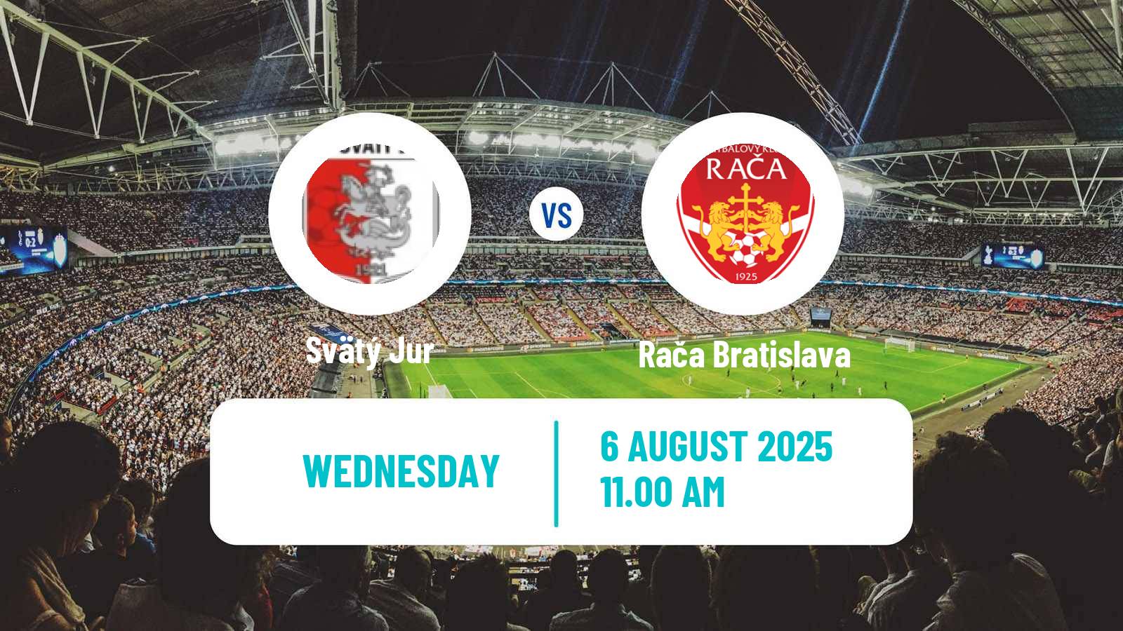 Football Slovak Cup Svätý Jur - Rača Bratislava