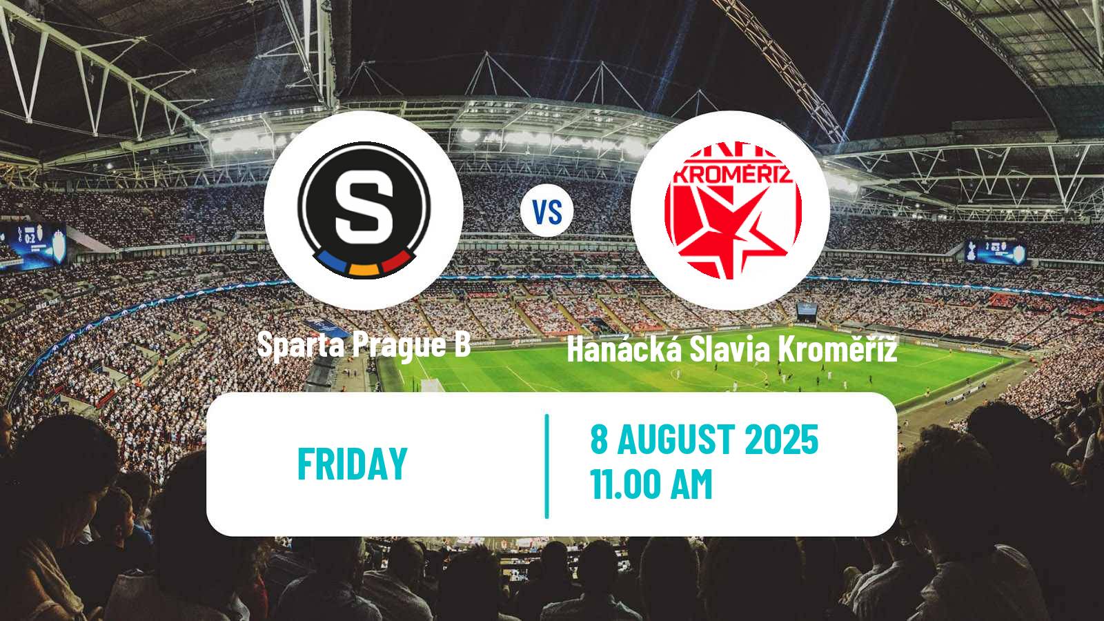 Football Czech Division 2 Sparta Prague B - Hanácká Slavia Kroměříž
