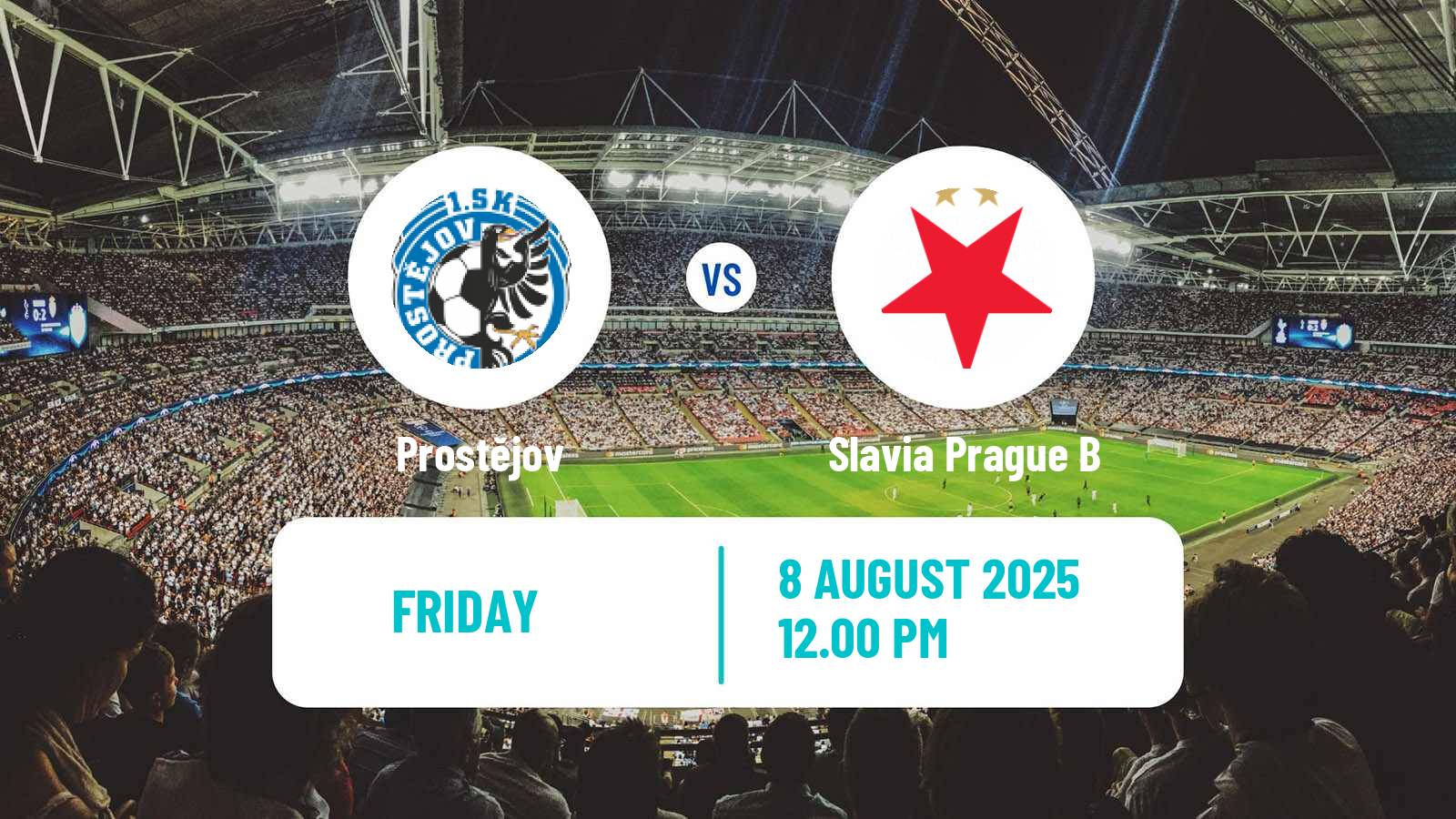 Football Czech Division 2 Prostějov - Slavia Prague B