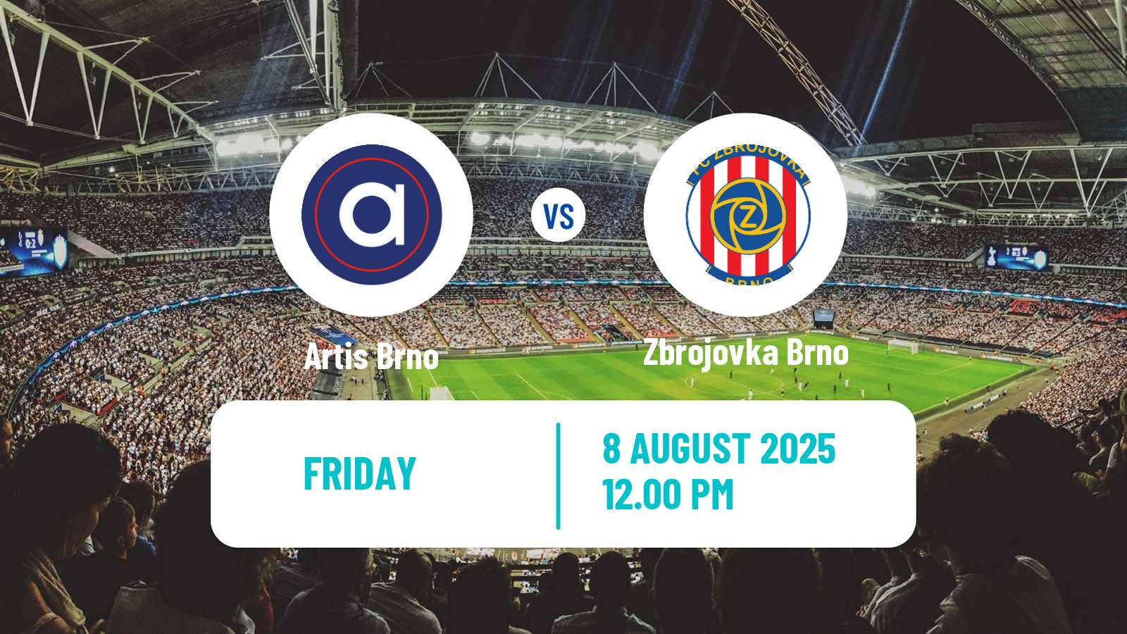 Football Czech Division 2 Artis Brno - Zbrojovka Brno
