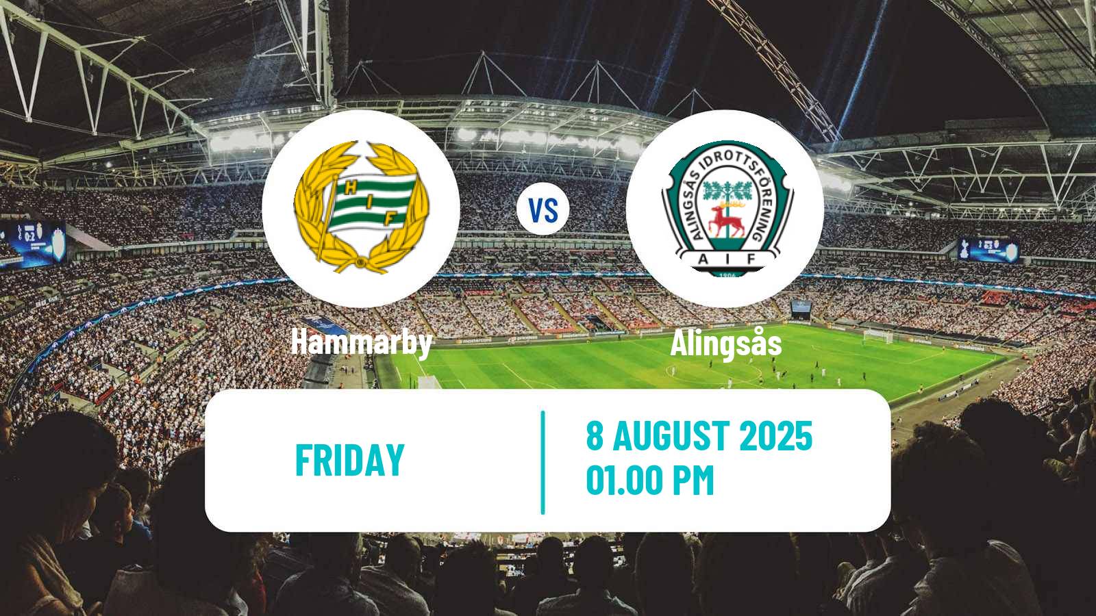 Football Swedish Allsvenskan Women Hammarby - Alingsås