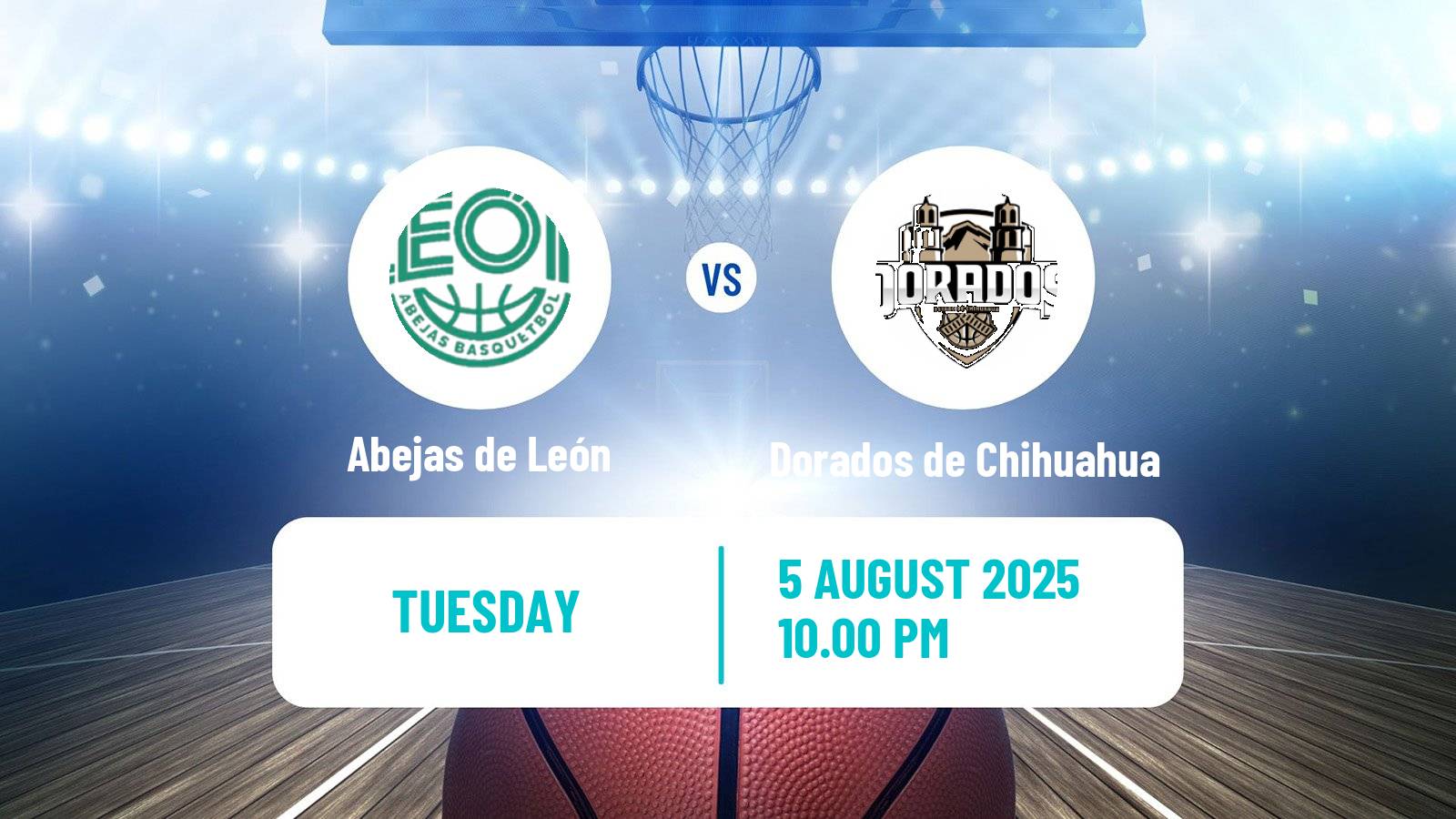 Basketball Mexican LNBP Abejas de León - Dorados de Chihuahua