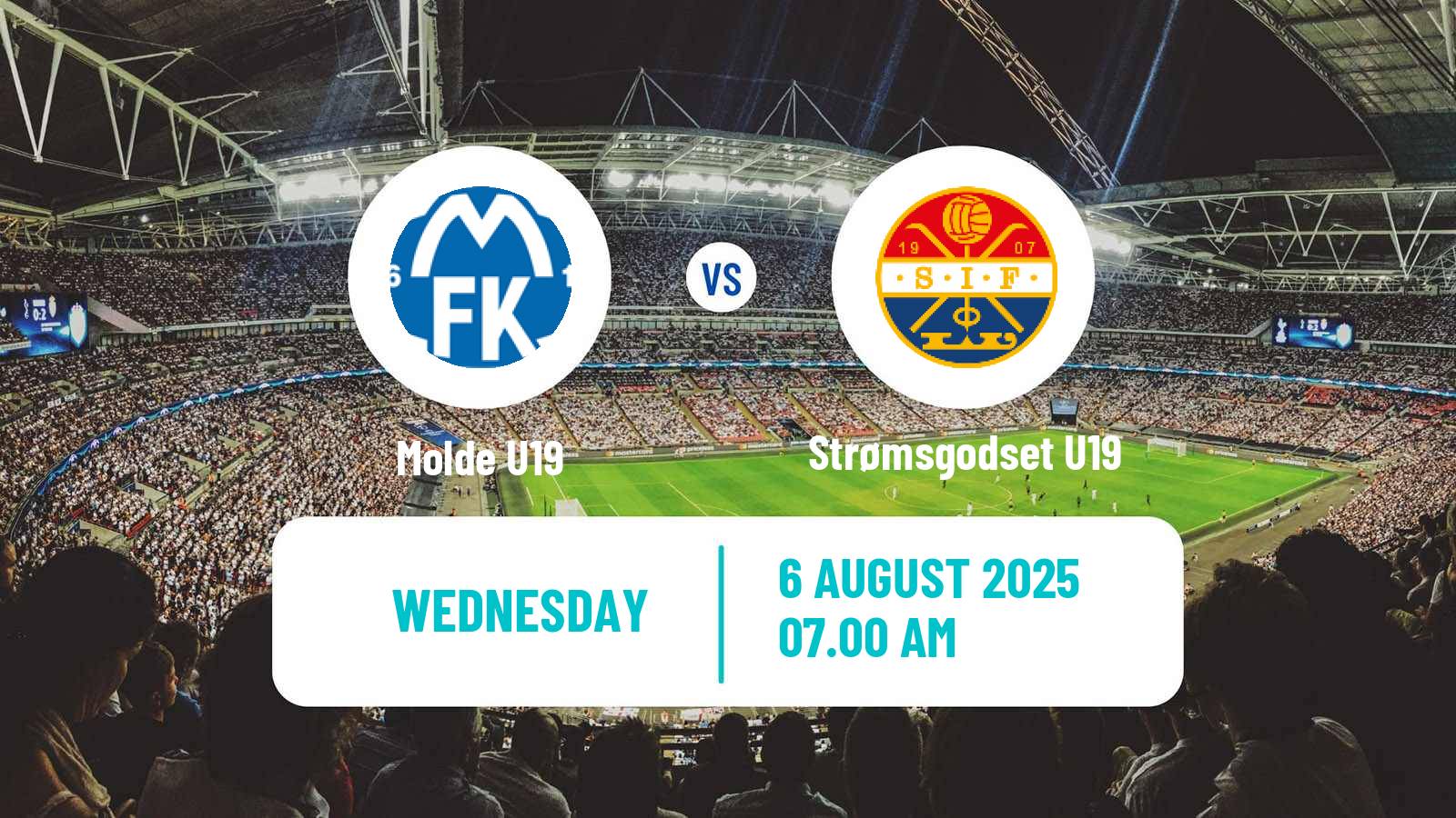 Football Norwegian Nasjonal U19 CL Molde U19 - Strømsgodset U19