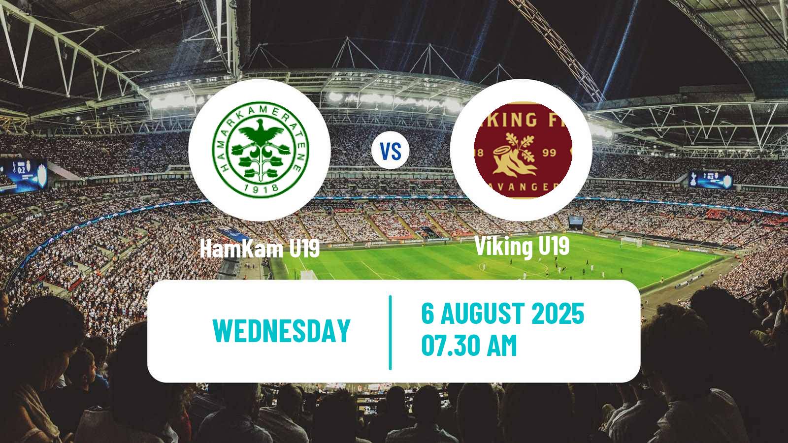 Football Norwegian Nasjonal U19 CL HamKam U19 - Viking U19
