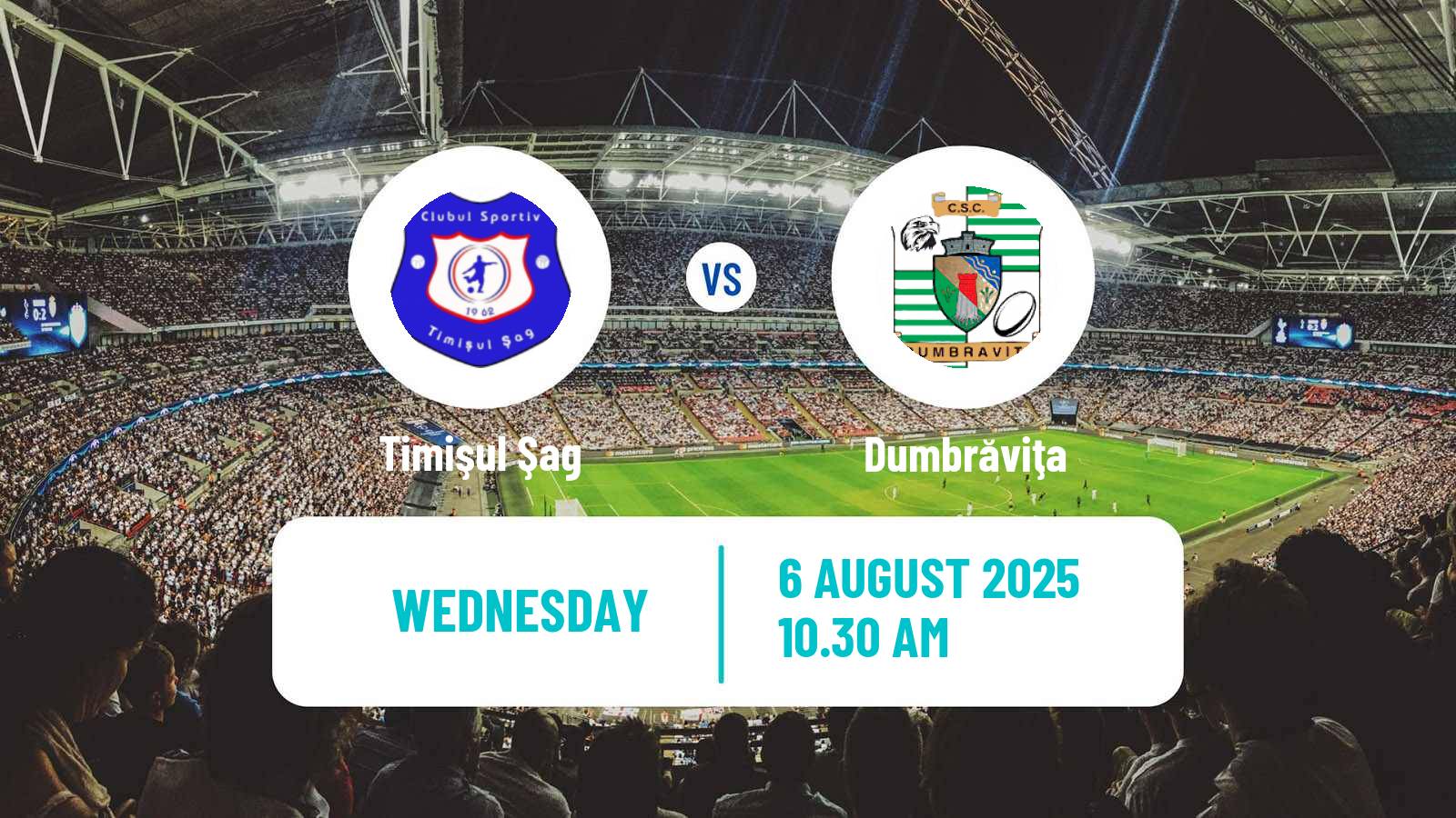 Football Romanian Cup Timişul Şag - Dumbrăviţa