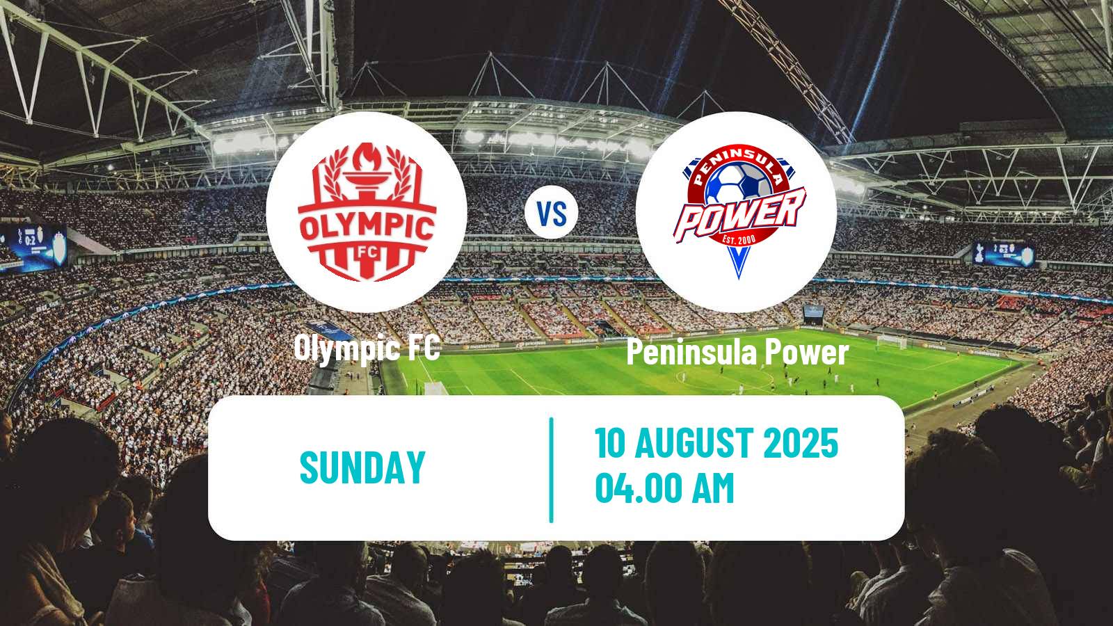 Football Australian NPL Queensland Olympic FC - Peninsula Power