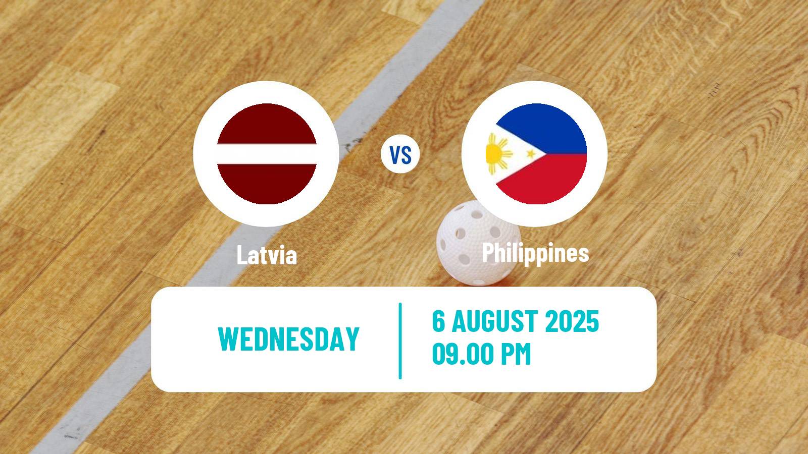 Floorball World Games Floorball Latvia - Philippines