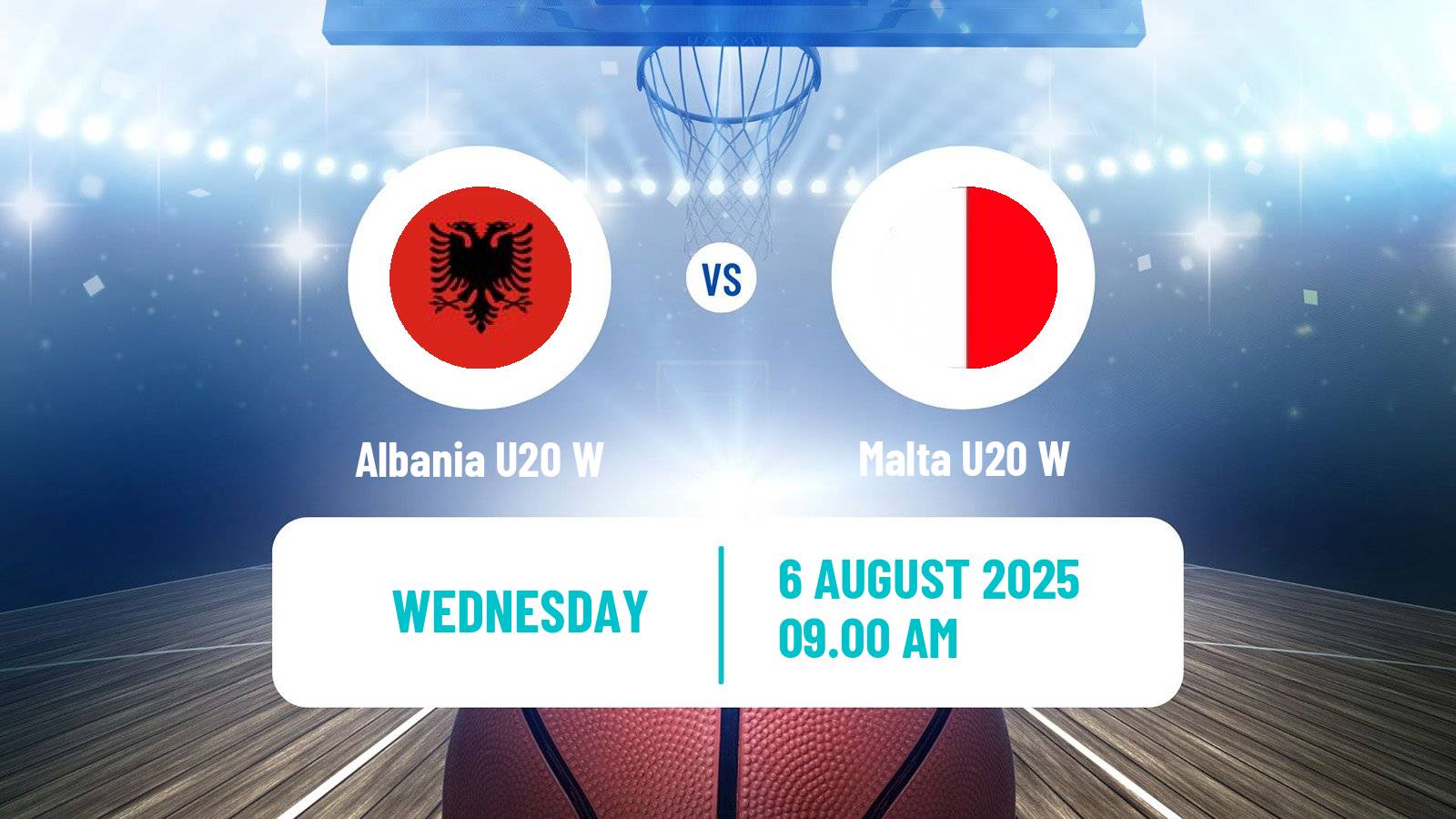 Basketball European Championship U20 B Basketball Women Albania U20 W - Malta U20 W
