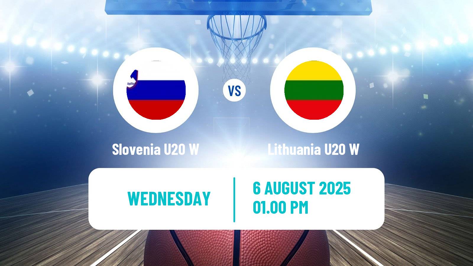 Basketball European Championship U20 Basketball Women Slovenia U20 W - Lithuania U20 W