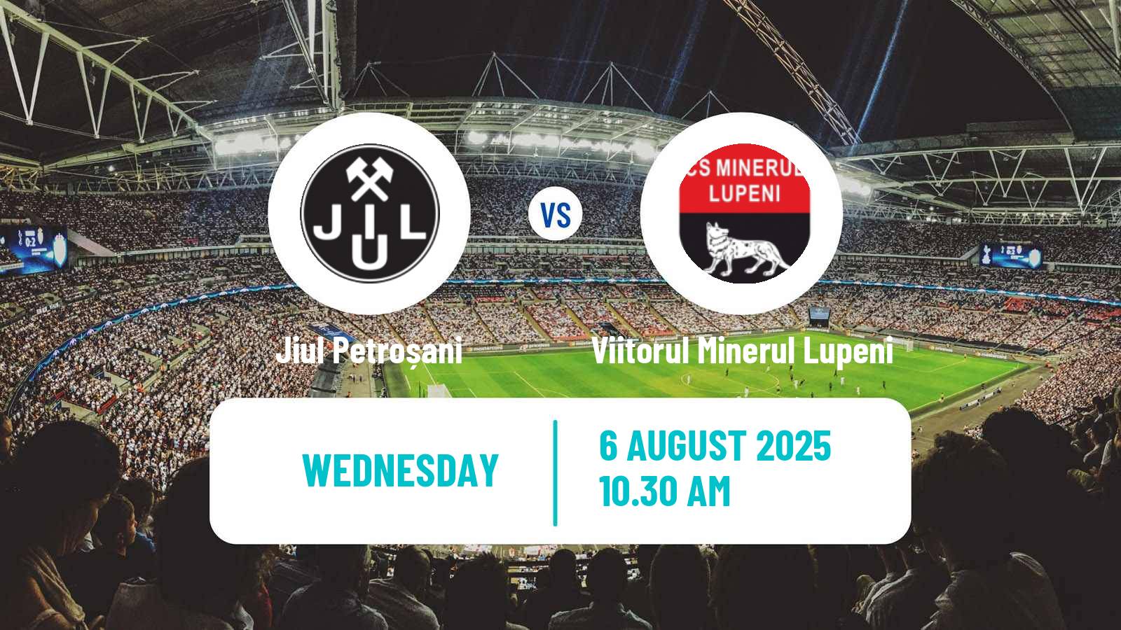 Football Romanian Cup Jiul Petroșani - Viitorul Minerul Lupeni