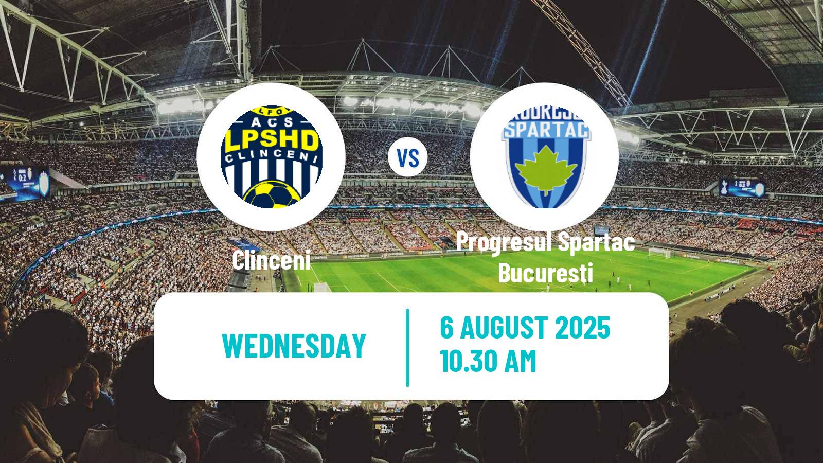 Football Romanian Cup Clinceni - Progresul Spartac Bucuresti