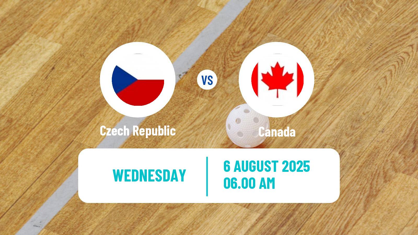 Floorball World Games Floorball Czech Republic - Canada